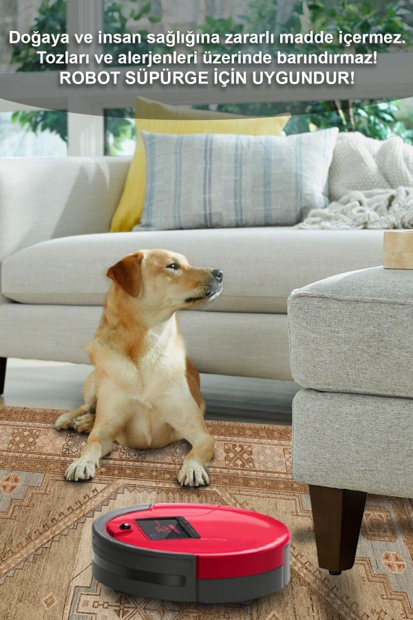 Lukes Vintage Desenli Pamuk Tabanlı Yıkanabilen Kaydırmaz Antibakteriyel Şönil Salon Halısı