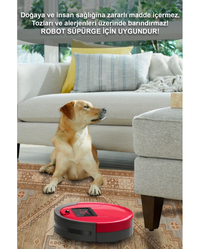 Lukes Vintage Desenli Pamuk Tabanlı Yıkanabilen Kaydırmaz Antibakteriyel Şönil Salon Halısı