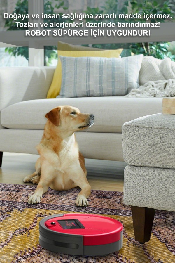 Felenta Vintage Desenli Pamuk Tabanlı Yıkanabilen Kaydırmaz Antibakteriyel Şönil Salon Halısı