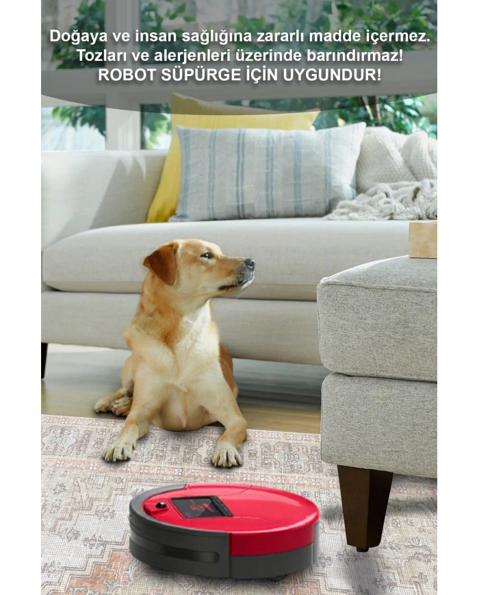 Artur Vintage Desenli Pamuk Tabanlı Yıkanabilen Kaydırmaz Antibakteriyel Şönil Salon Halısı