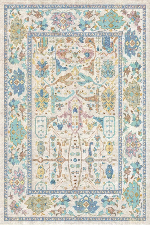 Sunse Vintage Desenli Pamuk Tabanlı Yıkanabilen Kaydırmaz Antibakteriyel Şönil Salon Halısı Sunse Vintage Desenli Pamuk Tabanlı Yıkanabilen Kaydırmaz Antibakteriyel Şönil Salon Halısı