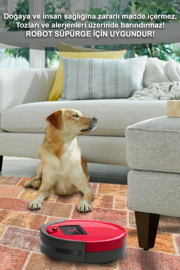 Mileni Patchwork Desenli Pamuk Tabanlı Yıkanabilen Kaydırmaz Antibakteriyel Şönil Salon Halısı