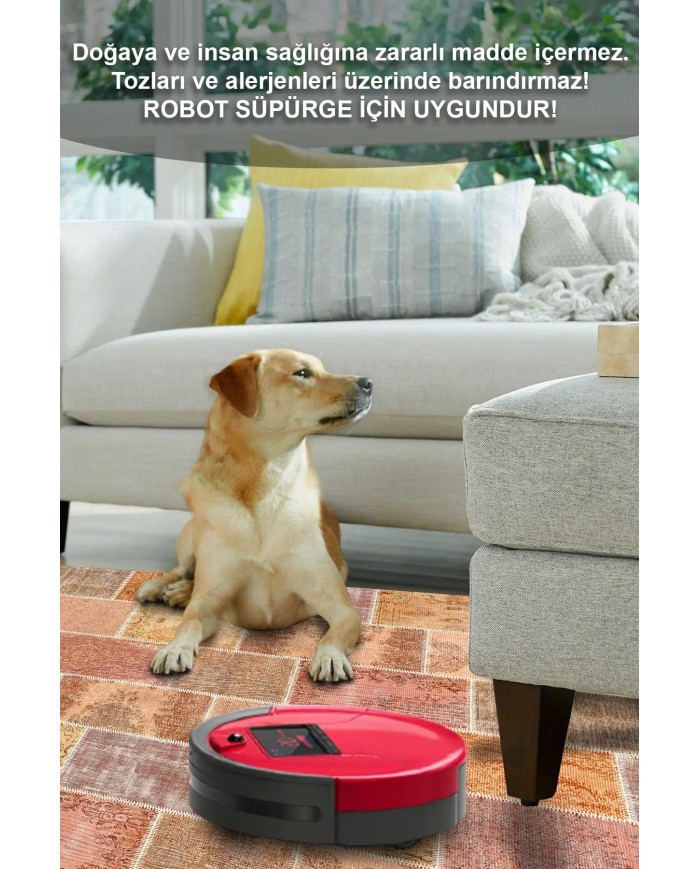 Mileni Patchwork Desenli Pamuk Tabanlı Yıkanabilen Kaydırmaz Antibakteriyel Şönil Salon Halısı