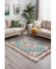 Pier Kadife Yıkanabilir Kaymaz Pamuk Tabanlı Antibakteriyel Salon Halısı