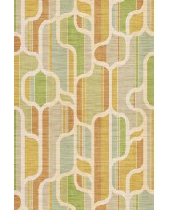 Lauro Modern Şönil Desenli Pamuk Tabanlı Yıkanabilen Kaydırmaz Antibakteriyel  Salon Halısı