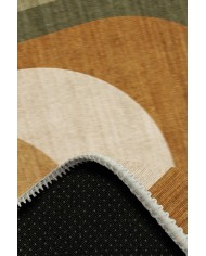 Pendao Modern Şönil Pamuk Tabanlı Yıkanabilen Kaydırmaz Antibakteriyel  Salon Halısı