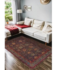 Sarah Kadife Yıkanabilir Kaymaz Pamuk Tabanlı Antibakteriyel Salon Halısı