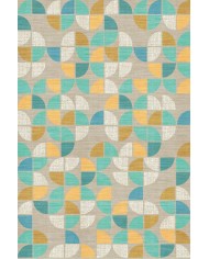 Epola Modern Şönil Pamuk Tabanlı Yıkanabilen Kaydırmaz Antibakteriyel  Salon Halısı