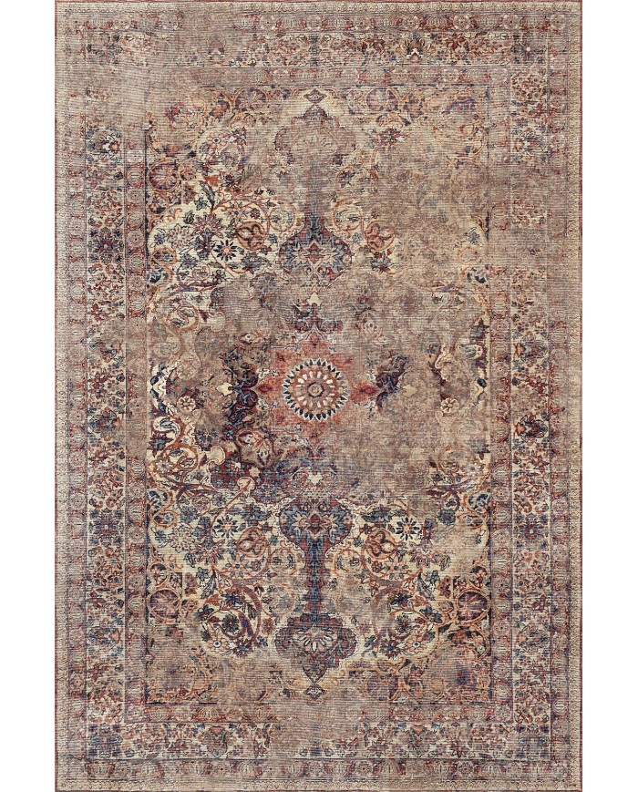 Vanessa Kadife Yıkanabilir Kaymaz Pamuk Tabanlı Antibakteriyel Salon Halısı