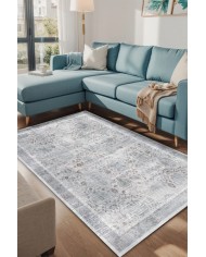 Vonno Kadife Yıkanabilir Kaymaz Pamuk Tabanlı Antibakteriyel Salon Halısı