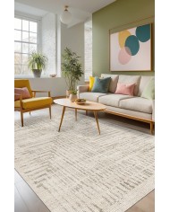 Nisay Modern Şönil Pamuk Tabanlı Yıkanabilen Kaydırmaz Antibakteriyel  Salon Halısı