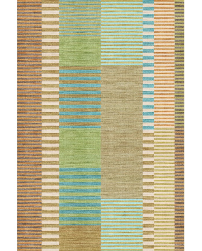 Saltes Modern Şönil Pamuk Tabanlı Yıkanabilen Kaydırmaz Antibakteriyel  Salon Halısı