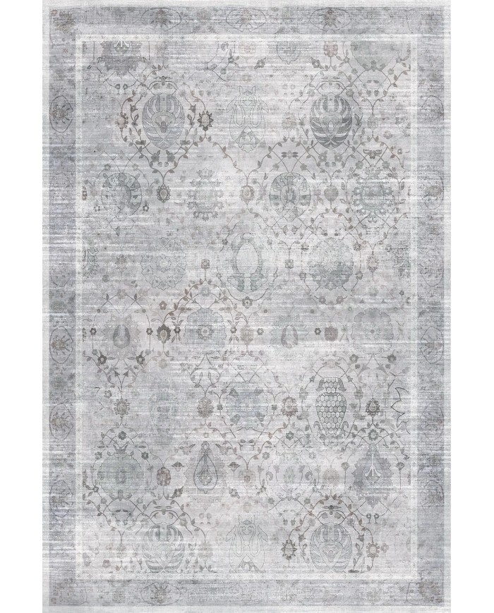 Vonno Kadife Yıkanabilir Kaymaz Pamuk Tabanlı Antibakteriyel Salon Halısı