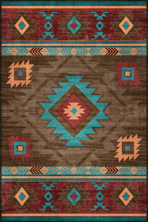 Viesta Modern Kadife Desenli Pamuk Tabanlı Yıkanabilen Kaydırmaz Antibakteriyel Salon Halısı