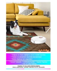Viesta Modern Kadife Desenli Pamuk Tabanlı Yıkanabilen Kaydırmaz Antibakteriyel Salon Halısı