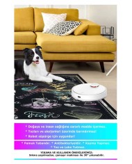 Elise Modern Kadife Desenli Pamuk Tabanlı Yıkanabilen Kaydırmaz Antibakteriyel Mutfak Halısı