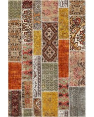 Zaha Modern Kadife Desenli Pamuk Tabanlı Yıkanabilen Kaydırmaz Antibakteriyel Salon Halısı