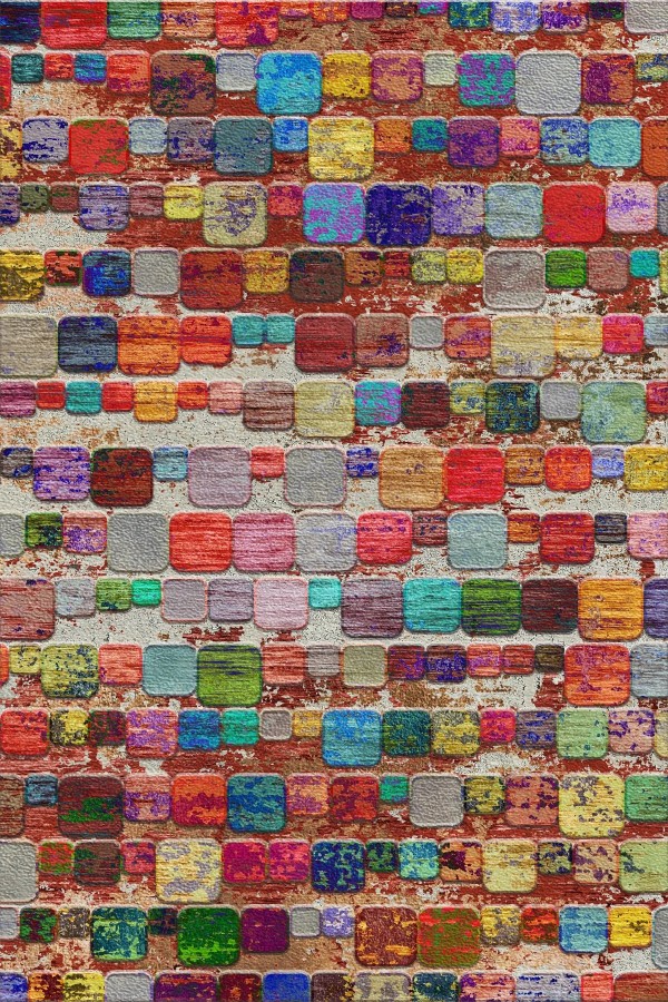 Trop Modern Kadife Desenli Pamuk Tabanlı Yıkanabilen Kaydırmaz Antibakteriyel Salon Halısı