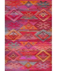 Golfe Modern Kadife Desenli Pamuk Tabanlı Yıkanabilen Kaydırmaz Antibakteriyel Salon Halısı