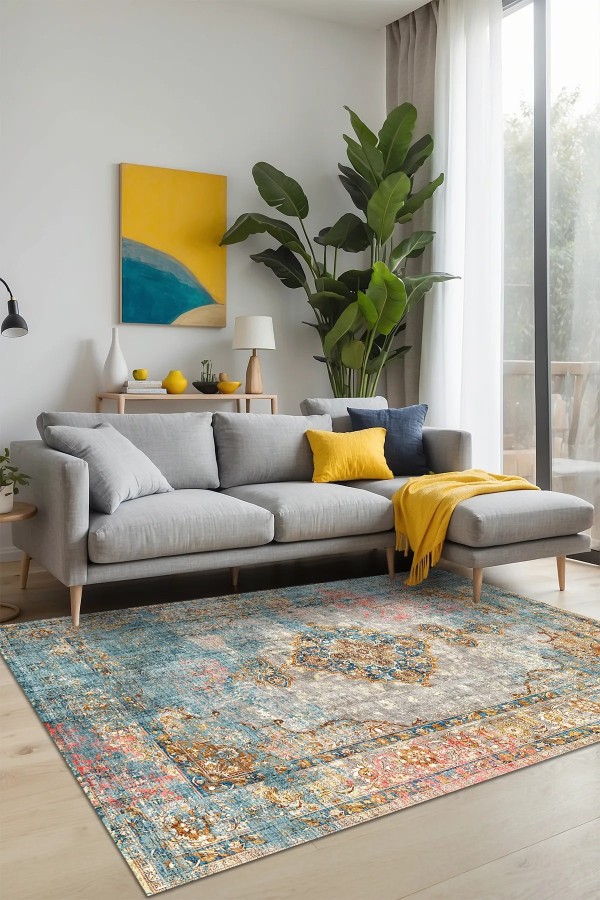 Tunish Modern Kadife Desenli Pamuk Tabanlı Yıkanabilen Kaydırmaz Antibakteriyel Salon Halısı Tunish Modern Kadife Desenli Pamuk Tabanlı Yıkanabilen Kaydırmaz Antibakteriyel Salon Halısı