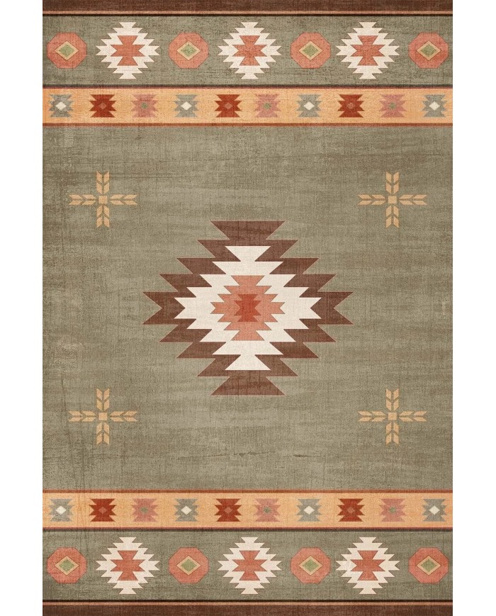 Diaz Modern Kadife Desenli Pamuk Tabanlı Yıkanabilen Kaydırmaz Antibakteriyel Salon Halısı