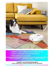 Brave Modern Kadife Desenli Pamuk Tabanlı Yıkanabilen Kaydırmaz Antibakteriyel Salon Halısı