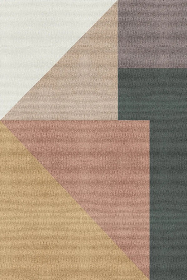 Fobcolors Modern Kadife Desenli Pamuk Tabanlı Yıkanabilen Kaydırmaz Antibakteriyel Salon Halısı