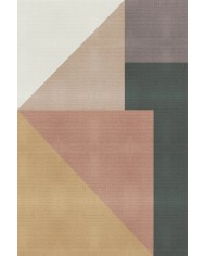 Fobcolors Modern Kadife Desenli Pamuk Tabanlı Yıkanabilen Kaydırmaz Antibakteriyel Salon Halısı