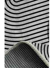 Sare Modern Kadife Desenli Pamuk Tabanlı Yıkanabilen Kaydırmaz Antibakteriyel Salon Halısı