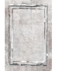 Lareny Modern Kadife Desenli Pamuk Tabanlı Yıkanabilen Kaydırmaz Antibakteriyel Salon Halısı