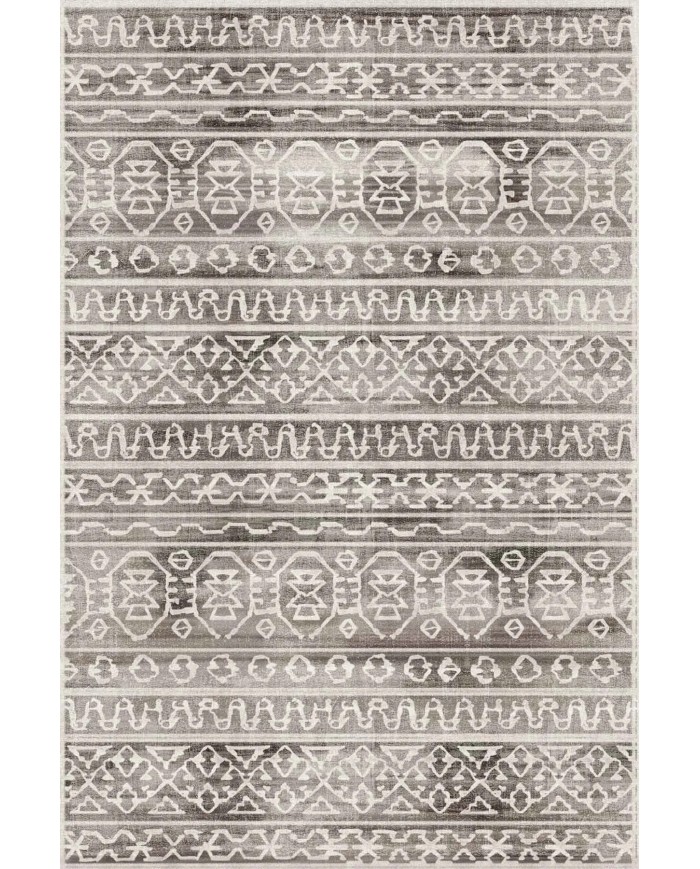 Adani Modern Kadife Desenli Pamuk Tabanlı Yıkanabilen Kaydırmaz Antibakteriyel Salon Halısı