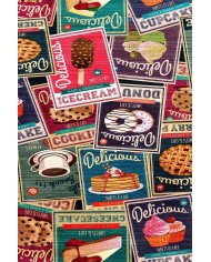 Krizan Modern Kadife Desenli Pamuk Tabanlı Yıkanabilen Kaydırmaz Antibakteriyel Mutfak Halısı