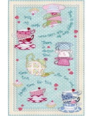 Odaly Modern Kadife Modern Pamuk Tabanlı Yıkanabilen Kaydırmaz Antibakteriyel Mutfak Halısı