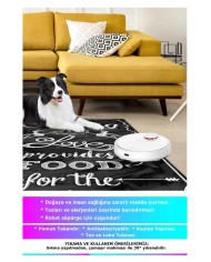 Gerards Modern Kadife Modern Pamuk Tabanlı Yıkanabilen Kaydırmaz Antibakteriyel Mutfak Halısı