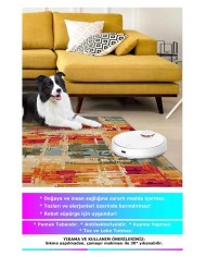 Ocımum Modern Kadife Patchwork Desenli Pamuk Tabanlı Yıkanabilen Kaydırmaz Antibakteriyel Salon Halısı