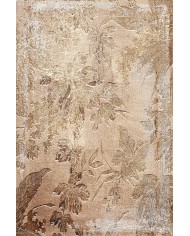 Hana Modern Kadife Eko Desenli Pamuk Tabanlı Yıkanabilen Kaydırmaz Antibakteriyel Salon Halısı