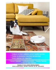 Carnosa Patchwork Desenli Kadife Pamukyıkanabilen Kaydırmaz Antibakteriyel Salon Halısı