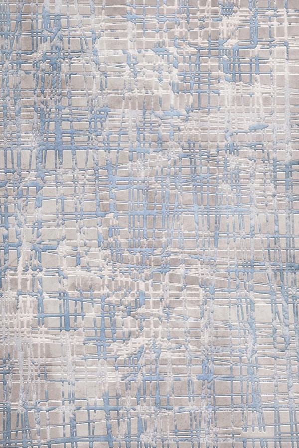 Huner Modern Kadife Eko Desenli Pamuk Tabanlı Yıkanabilen Kaydırmaz Antibakteriyel Salon Halısı