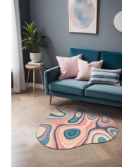 Tesa Şönil Yıkanabilir Kaymaz Pamuk Tabanlı Antibakteriyel Asimetrik Halı