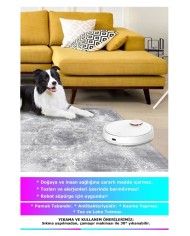 Kali Modern Kadife Eko Desenli Pamuk Tabanlı Yıkanabilen Kaydırmaz Antibakteriyel Salon Halısı