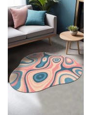 Tesa Şönil Yıkanabilir Kaymaz Pamuk Tabanlı Antibakteriyel Asimetrik Halı