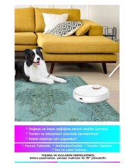 Jeff Modern Kadife Eko Desenli Pamuk Tabanlı Yıkanabilen Kaydırmaz Antibakteriyel Salon Halısı