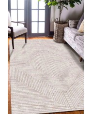 Tegan Modern Kadife  Dekoratif Pamuk Taban Kaymaz Yıkanabilen Antibakteriyel Salon Halısı