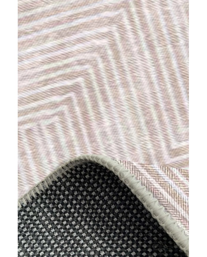 Tegan Modern Kadife  Dekoratif Pamuk Taban Kaymaz Yıkanabilen Antibakteriyel Salon Halısı