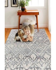 Blackshade Modern Kadife Pamuk Taban Kaymaz Yıkanabilen Antibakteriyel Salon Halısı Mutfak Kilim