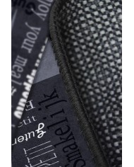 Roods Modern Kadife Desenli Pamuk Tabanlı Yıkanabilen Kaydırmaz Antibakteriyel Mutfak Halısı