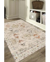 Jety Modern Kadife Pamuk Tabanlı Yıkanabilen Kaydırmaz Antibakteriyel Salon Halısı