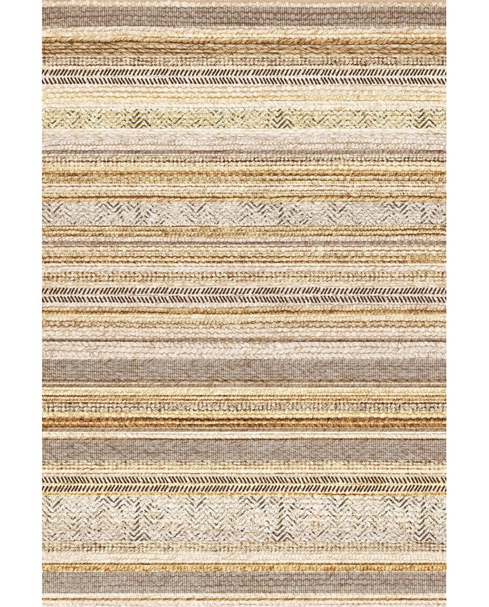 Alexis Modern Kadife Pamuk Tabanlı Yıkanabilen Kaydırmaz Antibakteriyel Salon Halısı