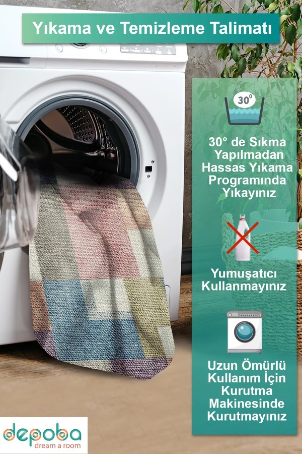 Anika Patchwork Kadife Pamuk Tabanlı Yıkanabilen Kaymaz Antibakteriyel Salon Halısı Anika Patchwork Kadife Pamuk Tabanlı Yıkanabilen Kaymaz Antibakteriyel Salon Halısı