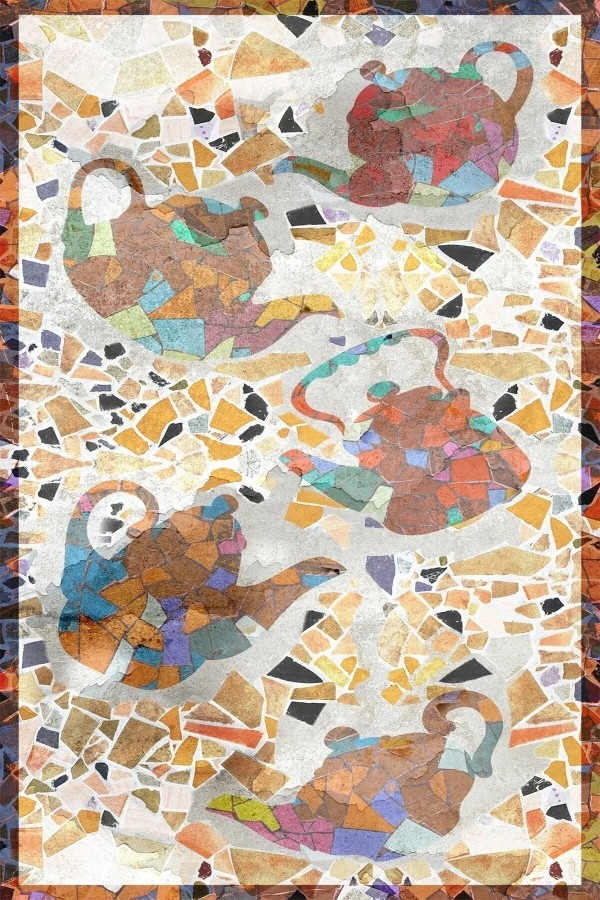 Omari Modern Kadife Pamuk Tabanlı Yıkanabilen Kaydırmaz Antibakteriyel Mutfak Halısı